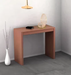 Consolle allungabile colore CORAL modello Jenny laccato lucido o opaco 3 mt