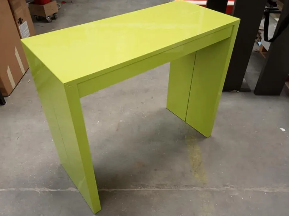 Consolle allungabile colore Acido modello Jazz laccato lucido o opaco 3 mt