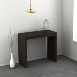 Consolle allungabile colore Brown marrone modello Sya laccato lucido o opaco 3 mt
