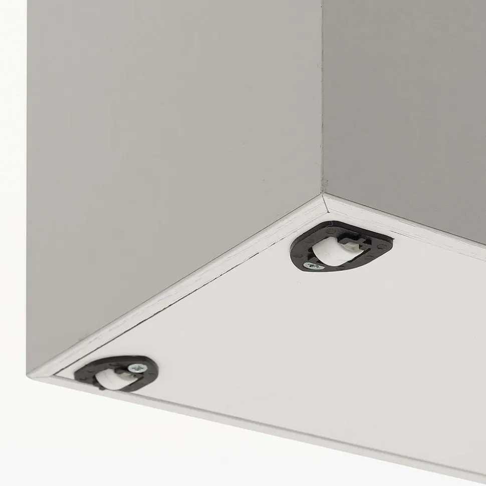 Consolle allungabile con gambe in vetro e top Bianco Opaco modello Iceberg