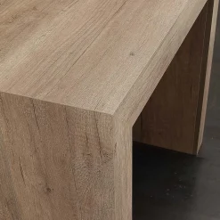 Consolle allungabile Nobilitato folding in Rovere modello Logika