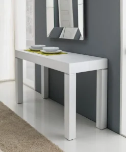 Consolle Bianco frassinato modello 600 BIG Larga 110 cm 3 metri