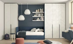 Consolle da ingresso con struttura in alluminio e piano in vetro personalizzabile