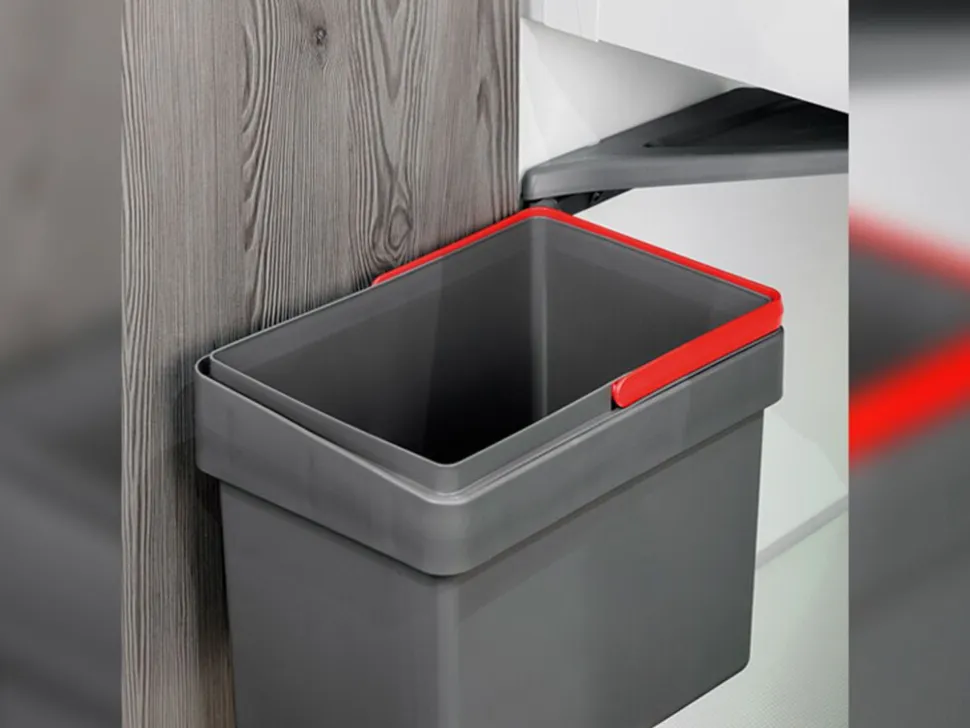 Contenitore di riciclaggio con apertura automatica per cassetti da cucina Recycle
