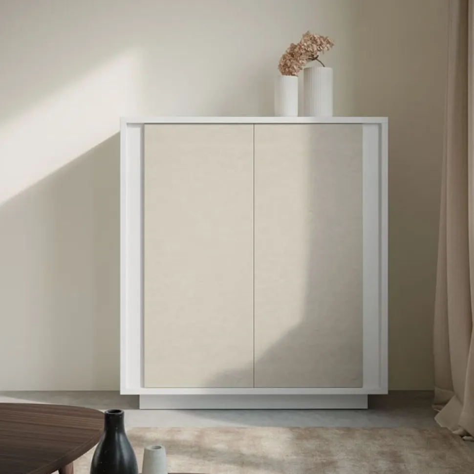 Credenza a 2 ante Skyline "donna con il parasole, Monet" linea ARTE