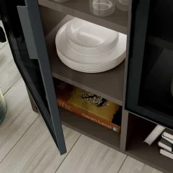 Credenza 1 anta in vetro in 2 larghezze e in 3 altezze
