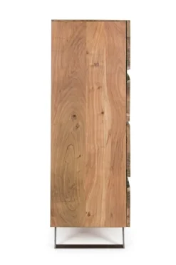 Credenza 4 ante Aron in legno di acacia
