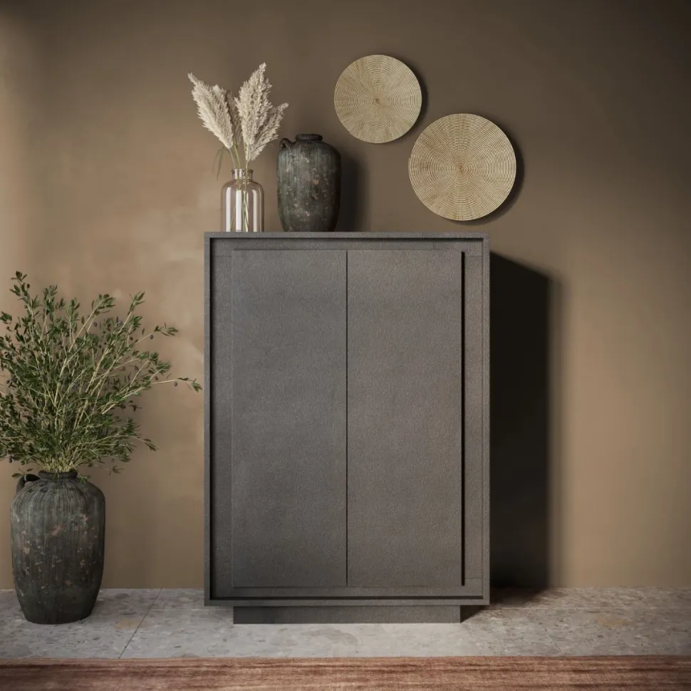 Credenza 2 ante battenti linea Natural in finitura Lava