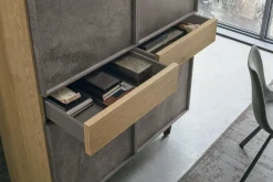 Credenza 4 ante e 2 cassetti Astra disponibile in vari colori