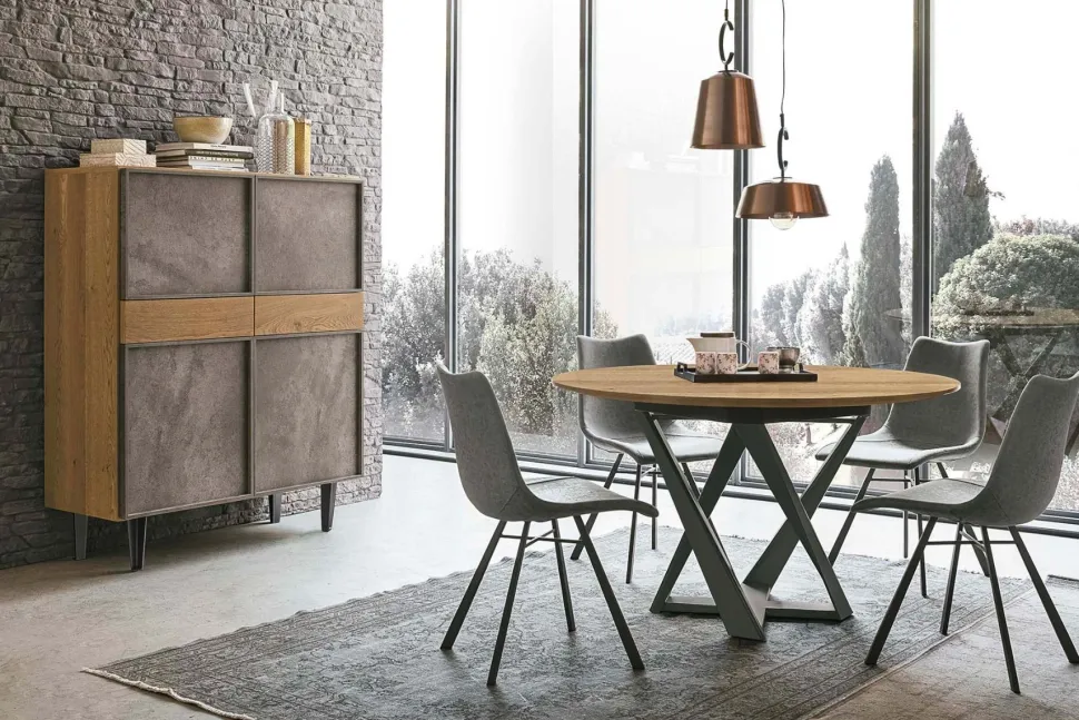 Credenza 4 ante e 2 cassetti Astra disponibile in vari colori