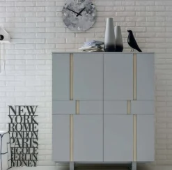 Credenza 4 ante e 2 cassetti Athena linea Nais disponibile in vari colori