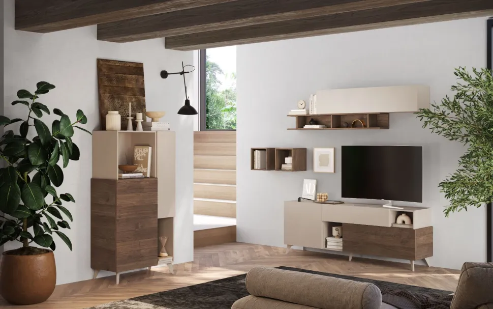 Credenza 2 ante linea Odessa disponibile in 4 colori