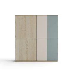 Credenza bicolore 4 ante Color linea Contact disponibile in 30 colori