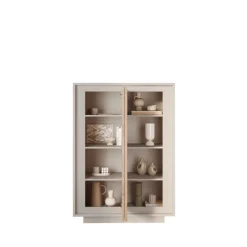 Credenza moderna Cashmere e Rovere Cadiz 2 ante battenti linea Eos