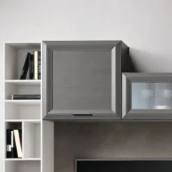 Cubo sospeso con un anta a telaio linea Prevaling disponibile in 2 altezze