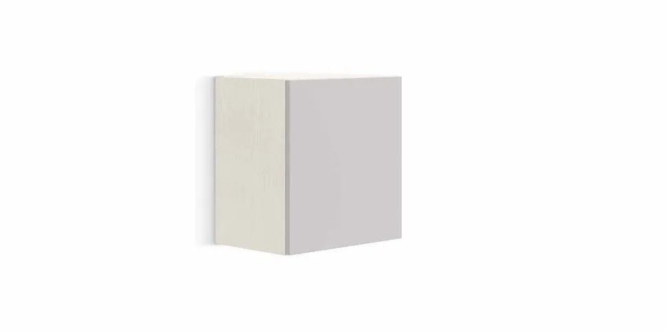 Cubo sospeso con un anta battente linea Colorfull disponibile in tre misure e vari colori