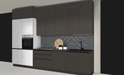 Cucina Alta Lineare 360cm moderna