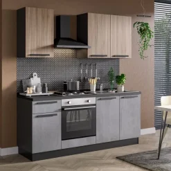 Cucina bloccata moderna Start 195cm