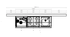 Cucina Lineare 180cm