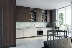 Cucina Lineare moderna Leo Open modulare