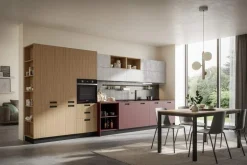 Cucina Lineare moderna Matis Open modulare