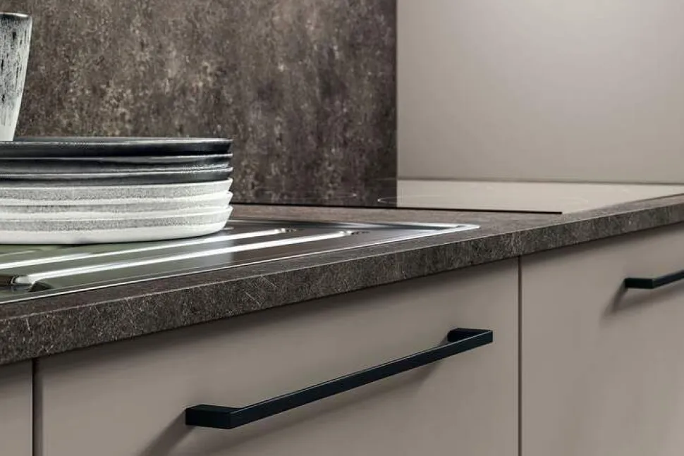 Cucina Lineare moderna Vela Frame modulare