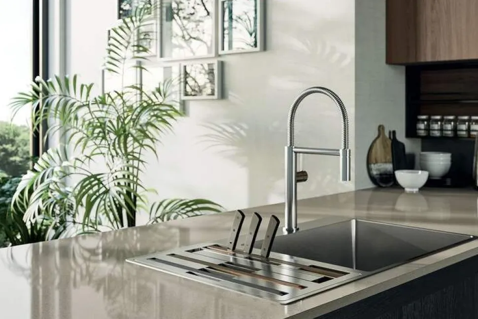 Cucina Moderna Angolare Natural Jey modulare