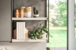 Cucina Moderna Carrera Motus lineare con penisola modulare