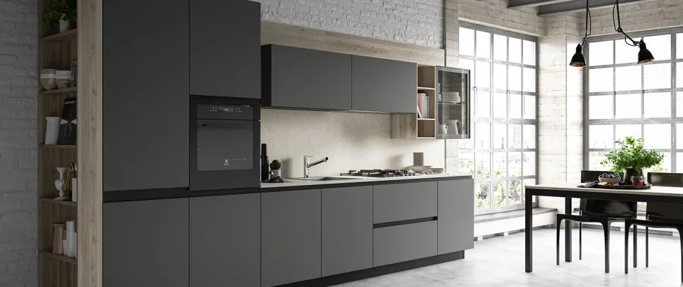 Cucina Moderna Open Like Lineare L.435 personalizzabile