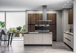 Cucina Moderna Rewind Like con isola personalizzata