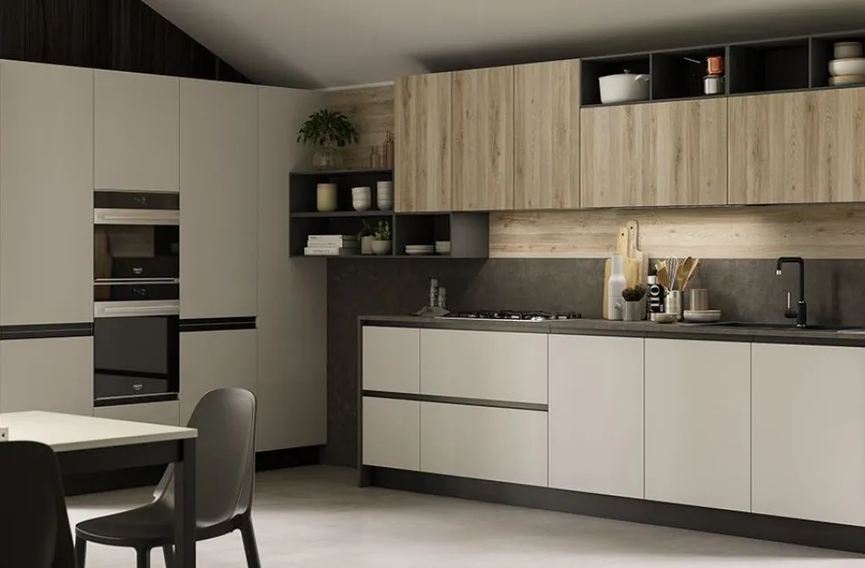 Cucina Moderna Swing Like ad angolo personalizzabile