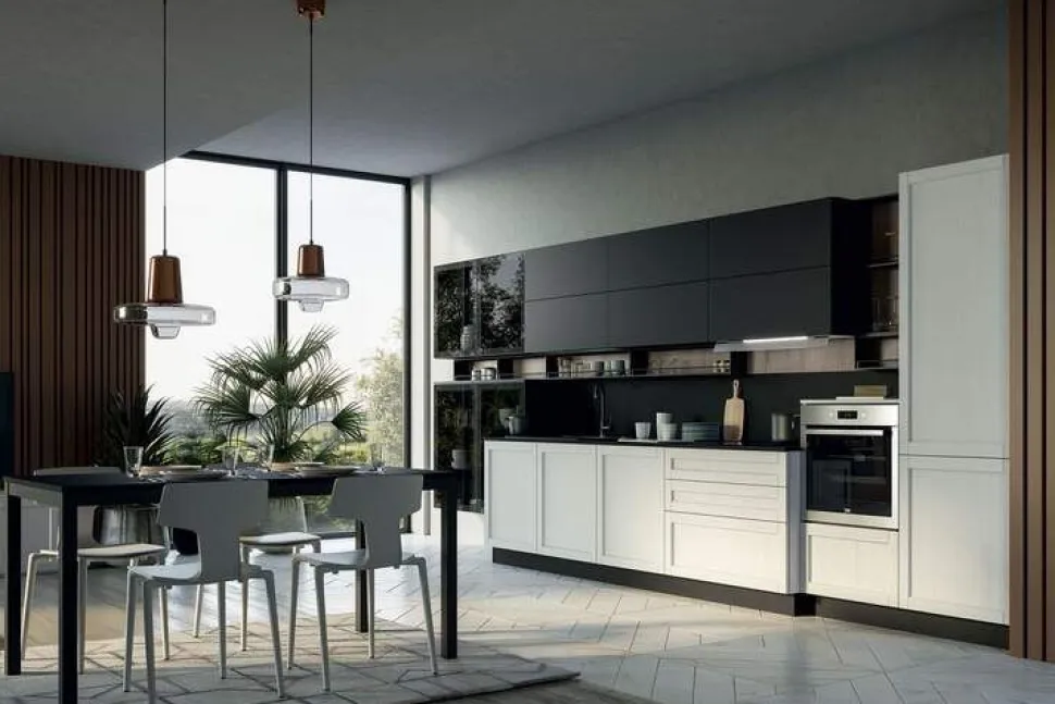 Cucina Moderna Urban Jey lineare modulare