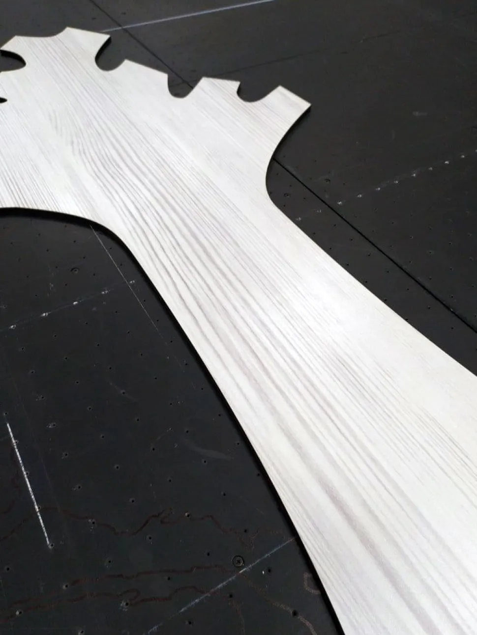 Decorazione in legno albero della vita, legno sbiancato altezza 1,7 metri