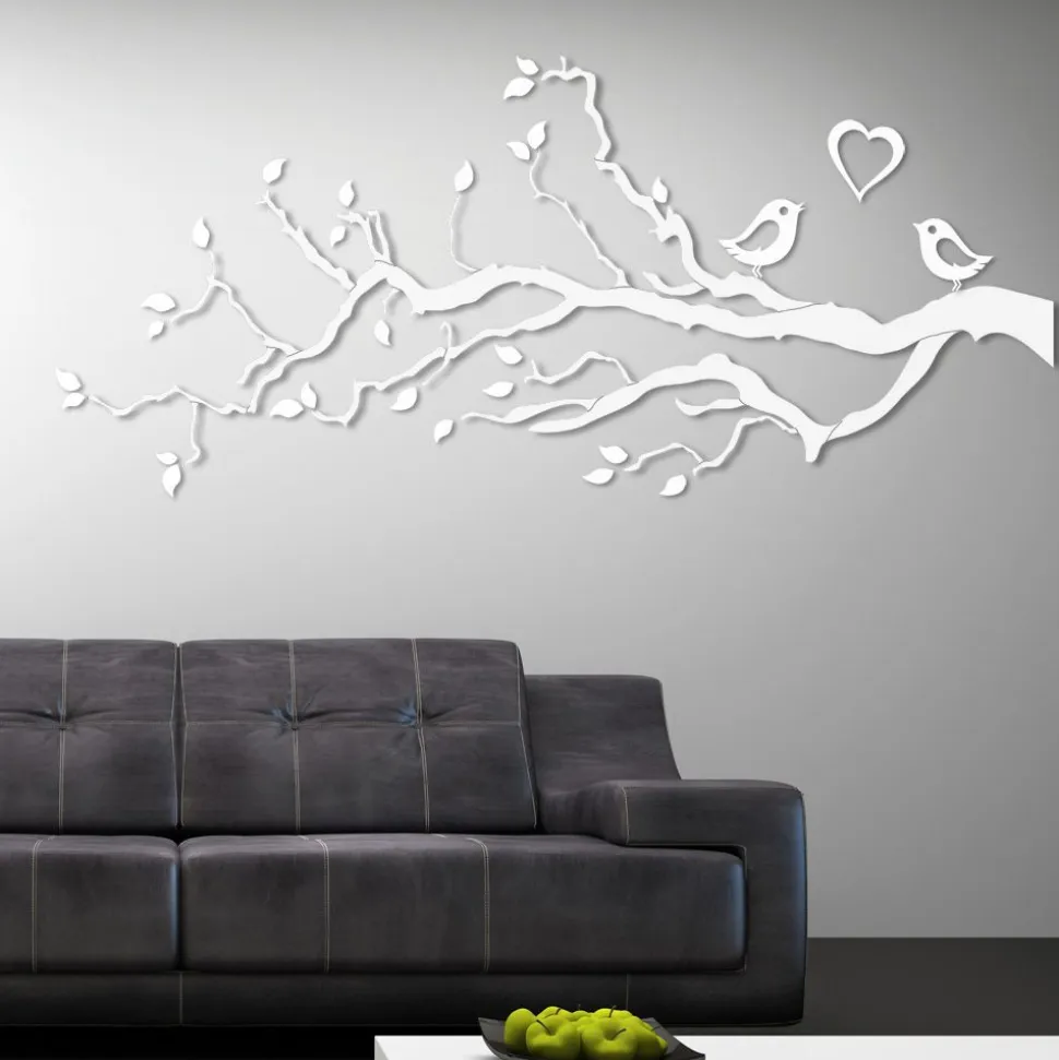 Decorazione in legno LOVE bianca 2 metri