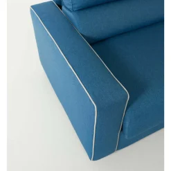 Divano CLIZIA trasformabile con materasso disponibile in diversi tessuti