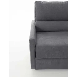 Divano CLIZIA trasformabile con materasso disponibile in diversi tessuti