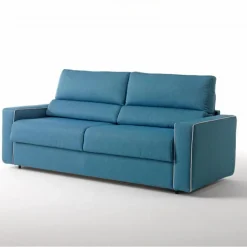 Divano CLIZIA trasformabile con materasso disponibile in diversi tessuti