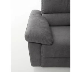 Divano DAMA trasformabile con materasso disponibile in diversi tessuti