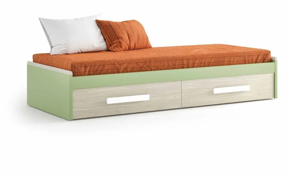 Divano letto contenitore Linus linea Colorfull disponibile in tanti colori