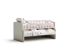 Divano letto Emma linea Fly finitura Cenere Wood o Nuvola Frassino