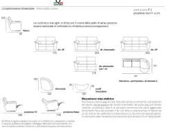 Divano Moderno Imbottito Dali (Sfoderabile, Antimacchia e Componibile)