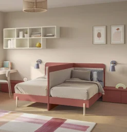 Doppio Letto singolo Dual linea Airone disponibile in vari colori