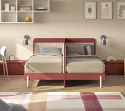Doppio Letto singolo Dual linea Airone disponibile in vari colori