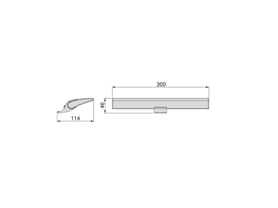 Faretto LED per specchio da bagno Aries