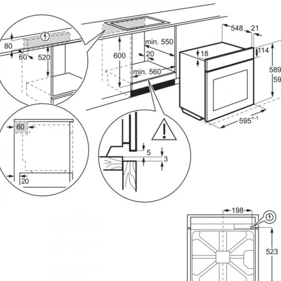 Forno ad incasso Electrolux KOCBH39X