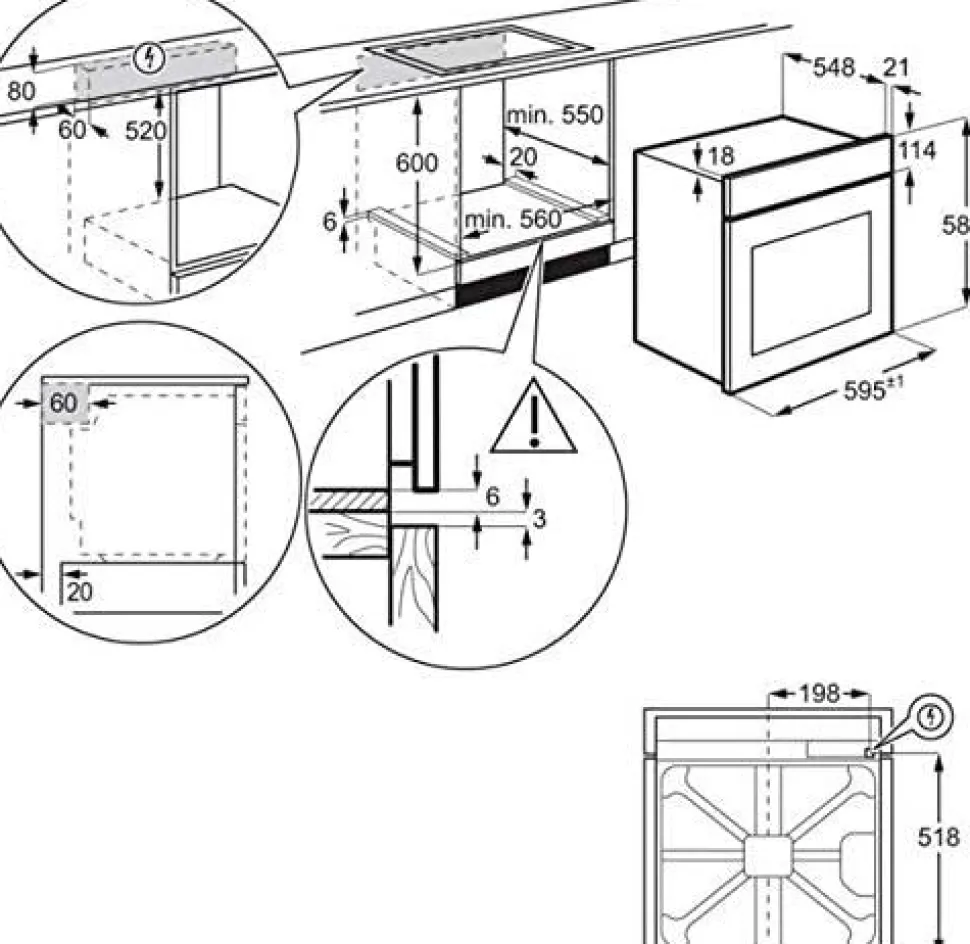 Forno ad incasso Electrolux KOFFP46TX