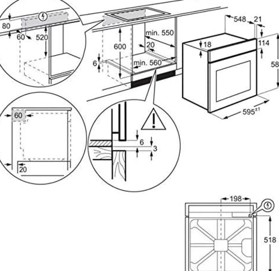 Forno ad incasso Electrolux KODGS20TX