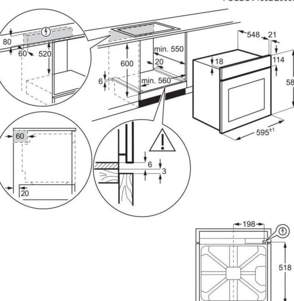 Forno ad incasso Electrolux KOIGH00X