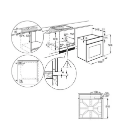 Forno ad incasso Electrolux KOHHH00BX3