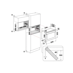 Forno a Microonde ad incasso Whirlpool AMW4990/IX